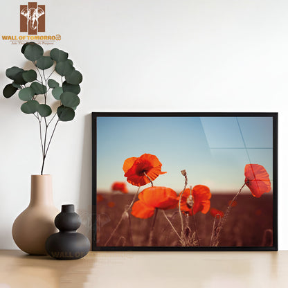 Wild Poppies at Summer Meadow High Quality Unframed Poster Print & Waterproof Poster Print Wall Décor