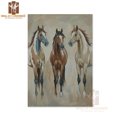 Horses Painting Animals High Quality Unframed Poster Print & Laminated Poster Print Wall Décor in Sri Lanka
