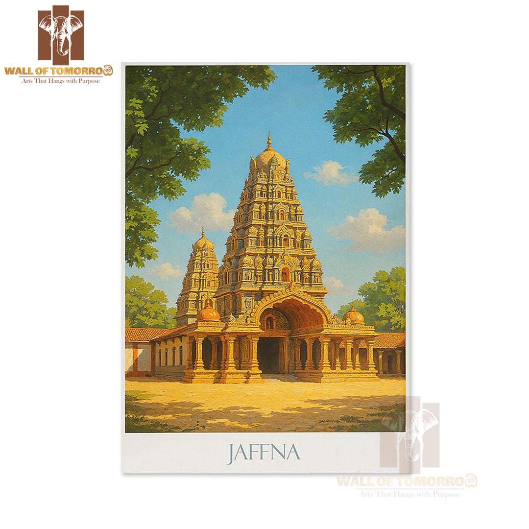 Jaffna Sri Lanka Temple, Kovil High Quality Unframed Poster Print & Waterproof Poster Print Wall Décor