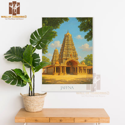 Jaffna Sri Lanka Temple, Kovil High Quality Unframed Poster Print & Waterproof Poster Print Wall Décor