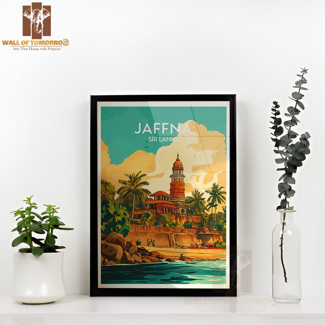 Jaffna - Sri Lanka Travel High Quality Glass Frame Wall Décor