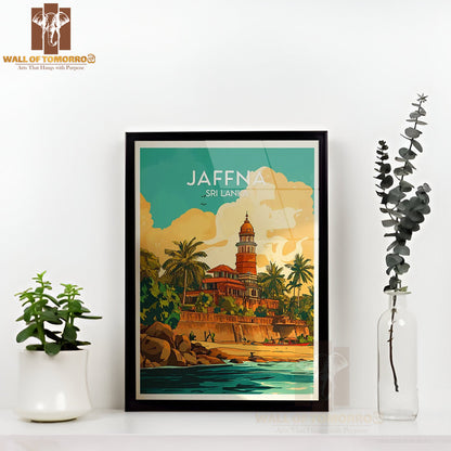 Jaffna - Sri Lanka Travel High Quality Glass Frame Wall Décor