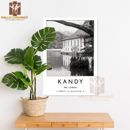 Kandy Travel, Sri Lanka High Quality Unframed Poster Print & Waterproof Poster Print Wall Décor