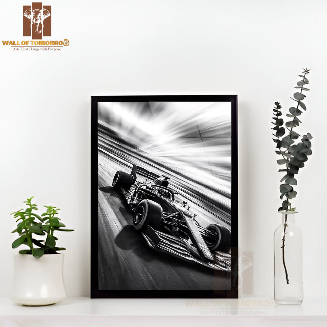 Formula 1 Shadow Racer High Quality Glass Frame Wall Décor