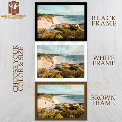 Australia Beach Sand Dunes High Quality Unframed Poster Print & Waterproof Poster Print Wall Décor