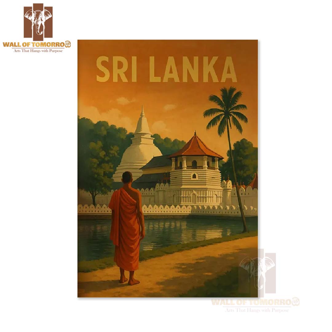 Traditional Sri Lanka Lanka Travel High Quality Unframed Poster Print & Laminated Poster Print Wall Décor