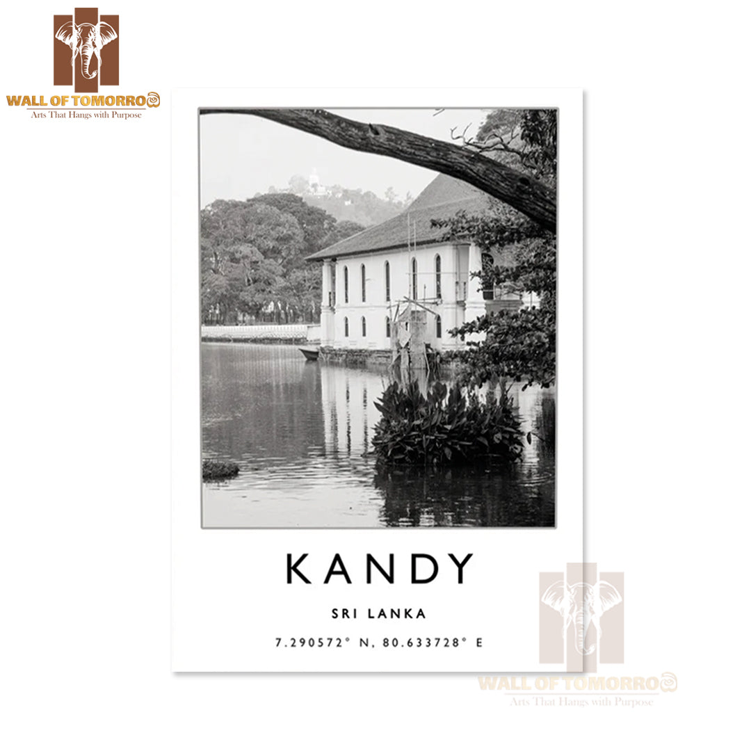 Kandy Travel, Sri Lanka High Quality Unframed Poster Print & Waterproof Poster Print Wall Décor