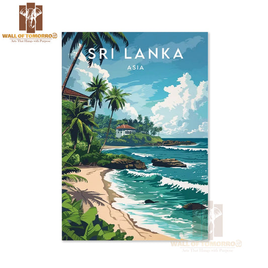 Asia, Sri Lanka Travel High Quality Unframed Poster Print & Waterproof Poster Print Wall Décor
