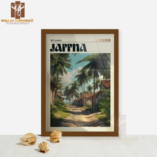 Jaffna - Sri Lanka Travel High Quality Glass Frame Wall Décor