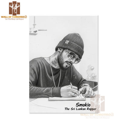 Sri Lankan Rap Star - Smokio High Quality Unframed Poster Print & Waterproof Poster Print Wall Décor