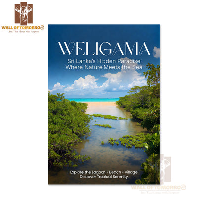 Weligama Sri Lanka Travel High Quality Unframed Poster Print & Waterproof Poster Print Wall Décor