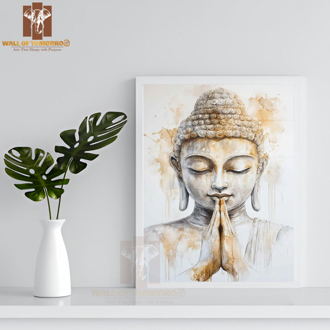 Lord Buddha Religious High Quality Glass Frame Wall Décors in Sri Lanka