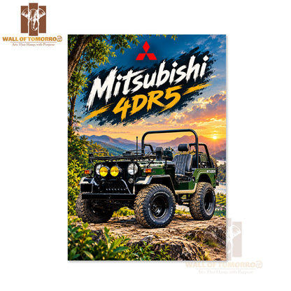 Mitsubishi 4DR5 Vehicle High Quality Unframed Poster Print & Laminated Poster Print Wall Décor in Sri Lanka
