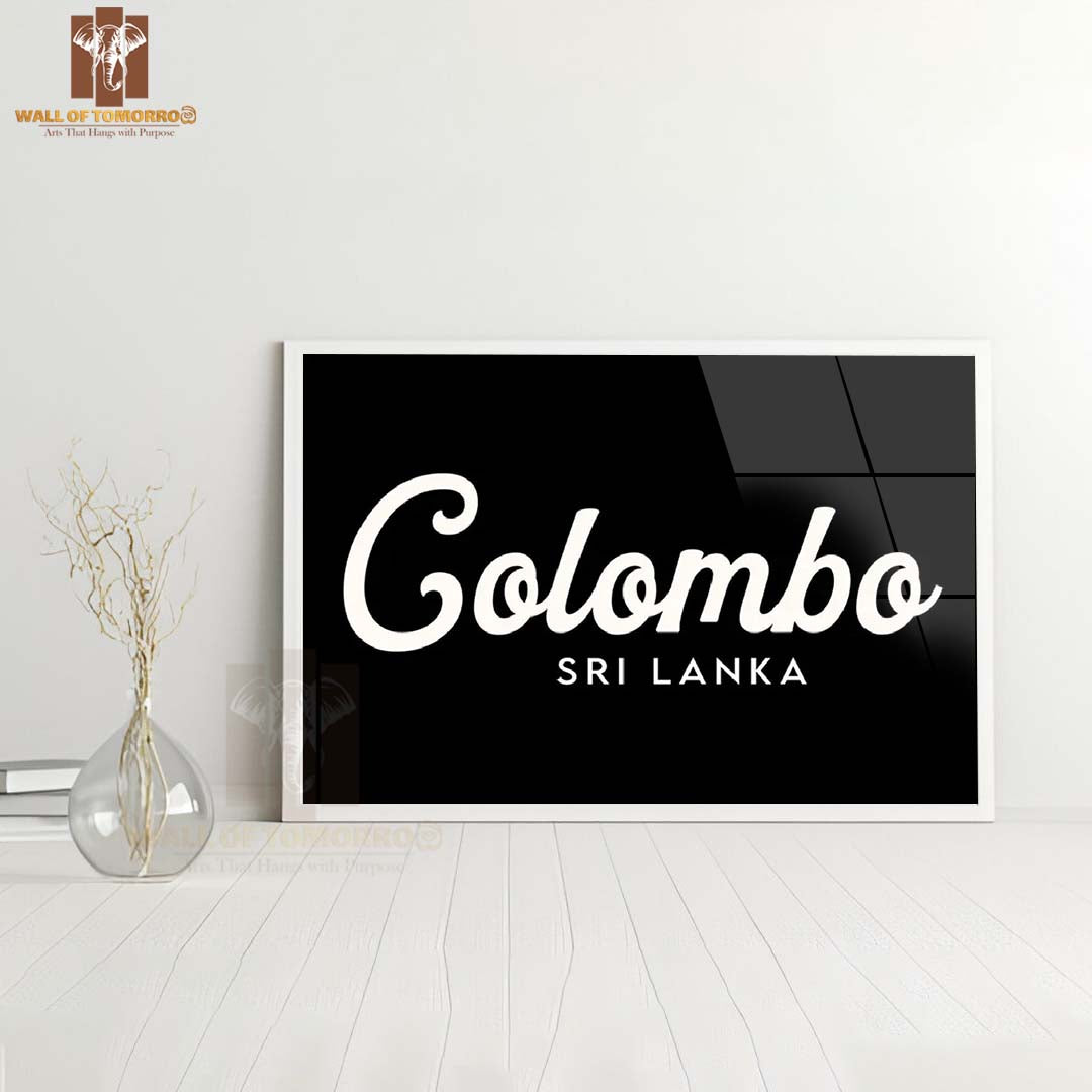 Colombo, Sri Lanka Travel High Quality Glass Frame Wall Décor