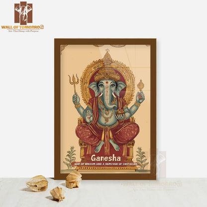 Ganesha Religious High Quality Glass Frame Wall Décors in Sri Lanka