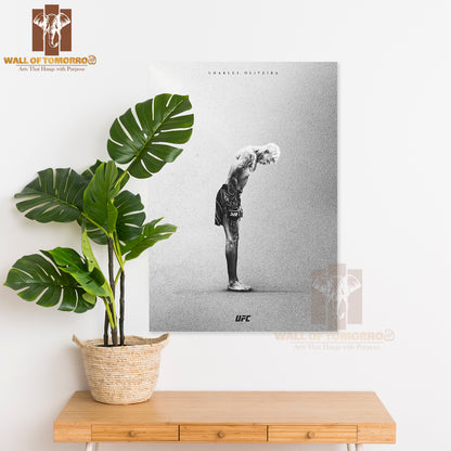 UFC Charles Oliveira Strength and Determination Sports High Quality Unframed Poster Print & Waterproof Poster Print Wall Décor