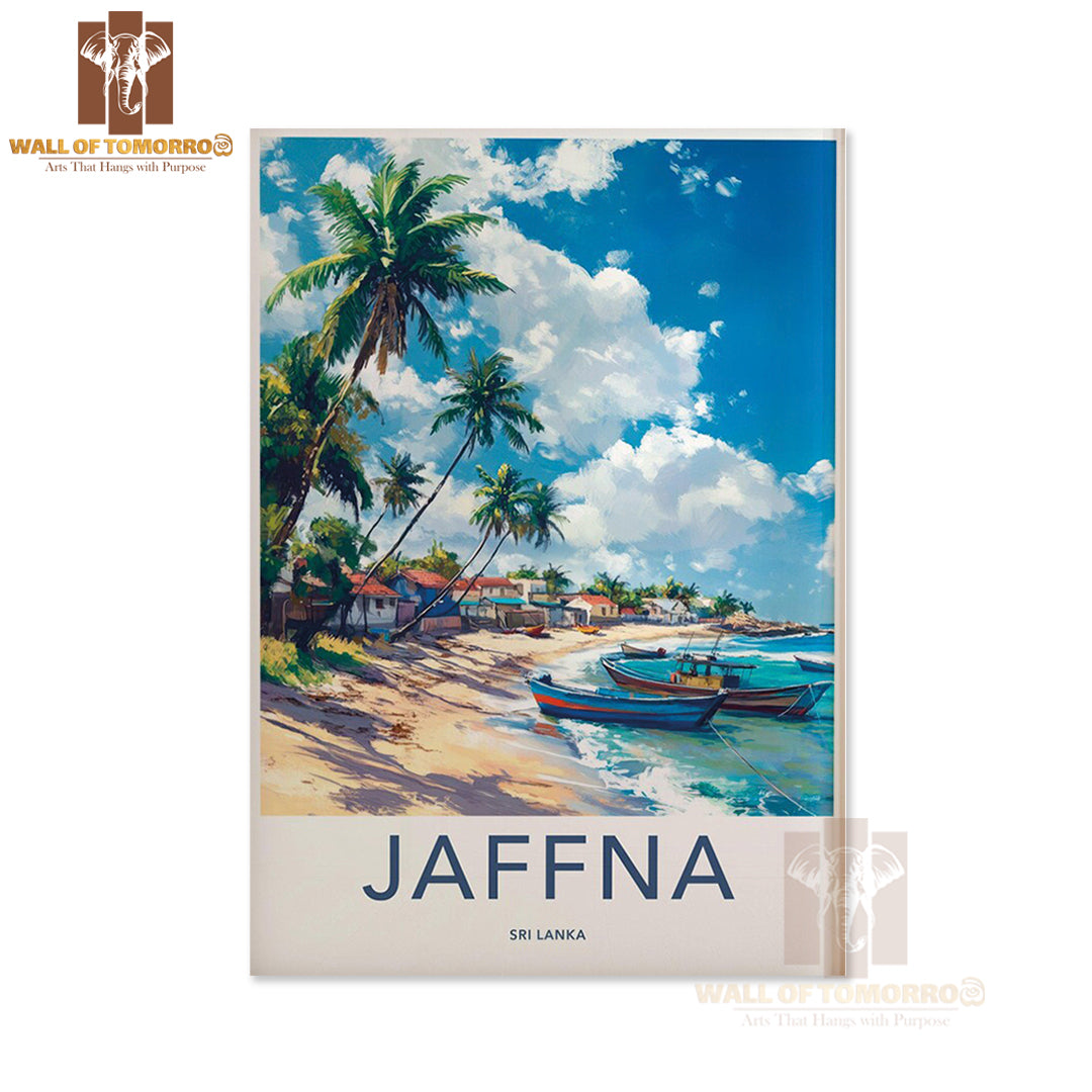 Tropical Island, Palm Trees Jaffna Sri Lanka High Quality Unframed Poster Print & Waterproof Poster Print Wall Décor