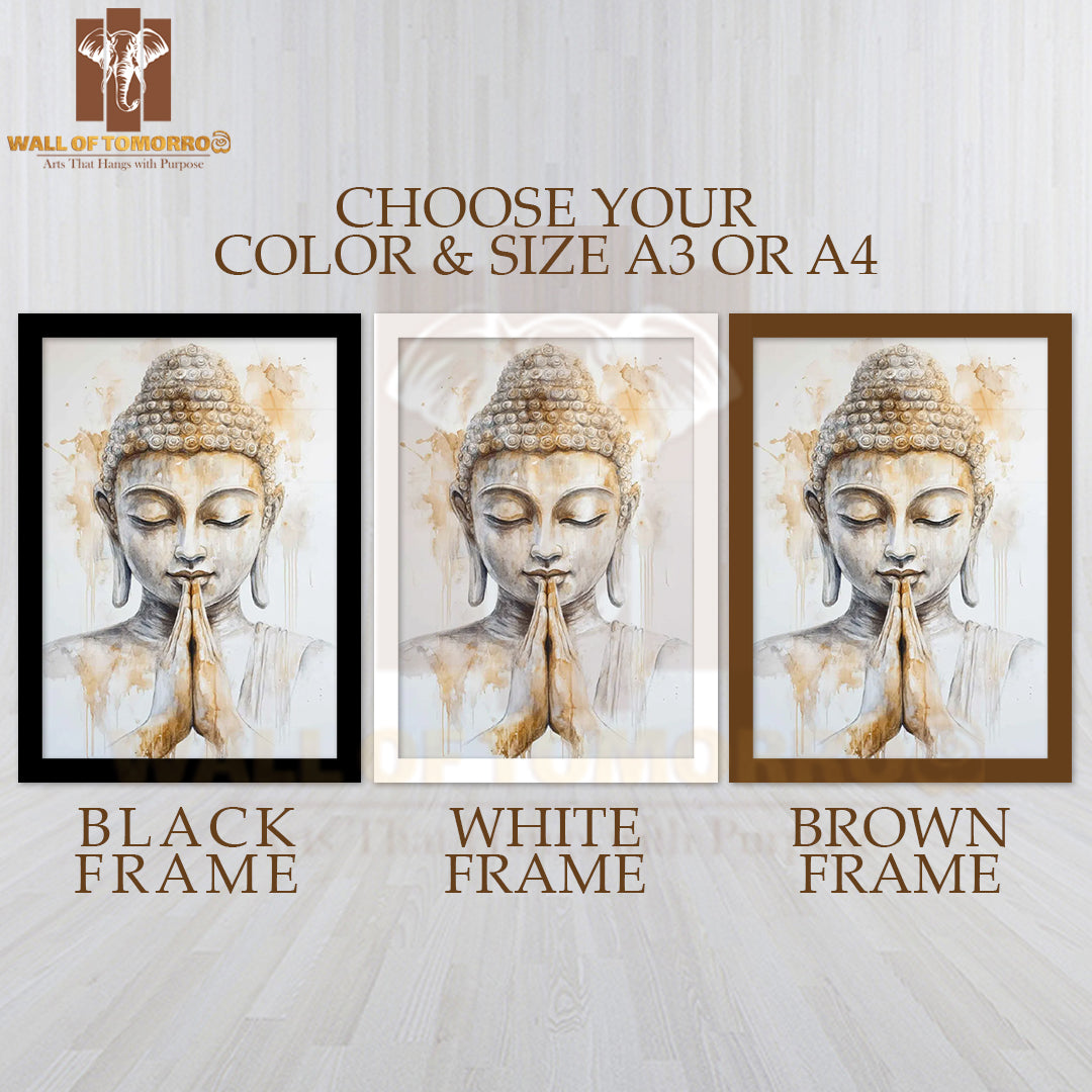 Lord Buddha Religious High Quality Glass Frame Wall Décors in Sri Lanka