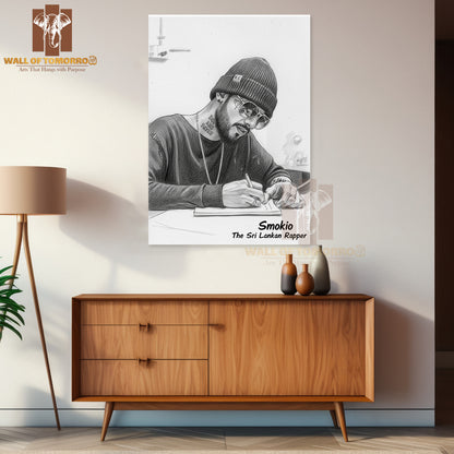 Sri Lankan Rap Star - Smokio High Quality Unframed Poster Print & Waterproof Poster Print Wall Décor