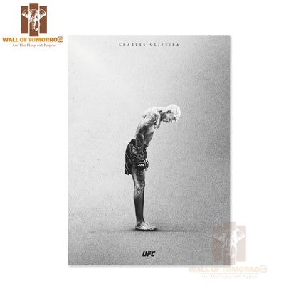 UFC Charles Oliveira Strength and Determination Sports High Quality Unframed Poster Print & Waterproof Poster Print Wall Décor