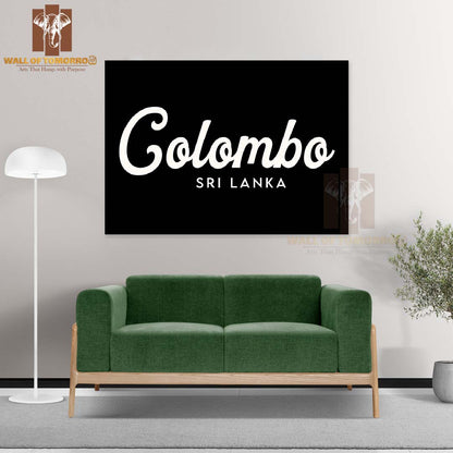 Colombo Sri Lanka Travel High Quality Unframed Poster Print & Laminated Poster Print Wall Décor