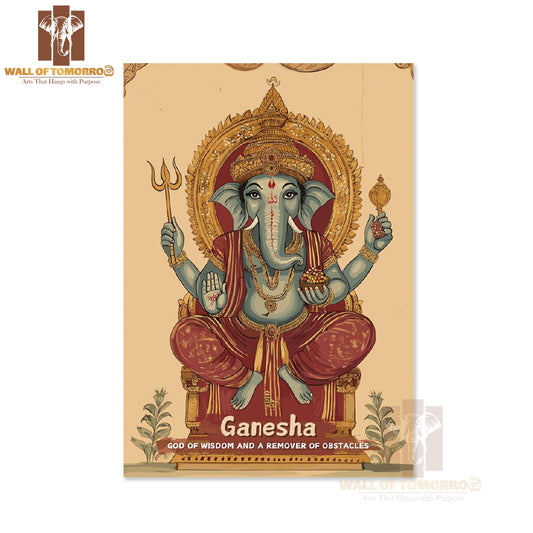 Ganesha Religious High Quality Unframed Poster Print & Waterproof Poster Print Wall Décor in Sri Lanka