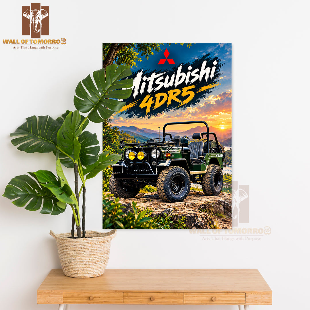 Mitsubishi 4DR5 Vehicle High Quality Unframed Poster Print & Laminated Poster Print Wall Décor in Sri Lanka