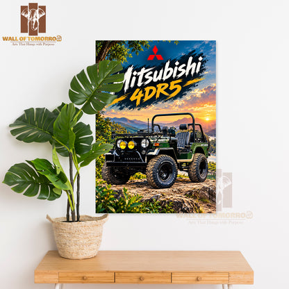 Mitsubishi 4DR5 Vehicle High Quality Unframed Poster Print & Laminated Poster Print Wall Décor in Sri Lanka