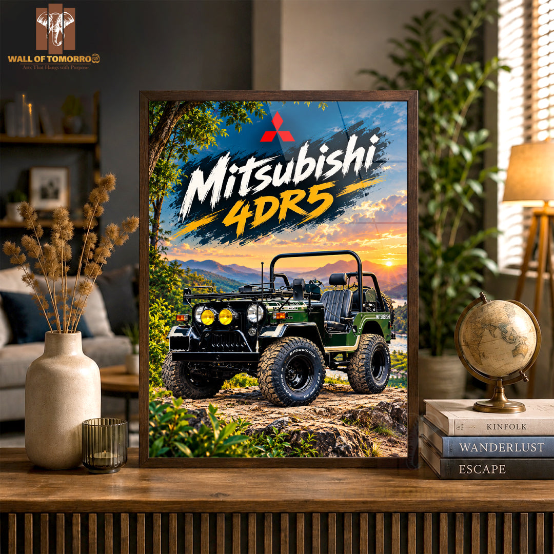 Mitsubishi 4DR5 Vehicle High Quality Glass Frame Wall Décor in Sri Lanka