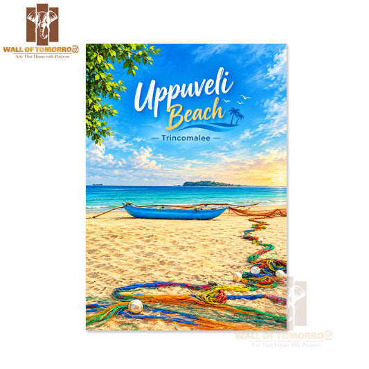 Uppuveli Beach Trincomalee Sri Lanka Travel High Quality Unframed Poster Print & Laminated Poster Print Wall Décor