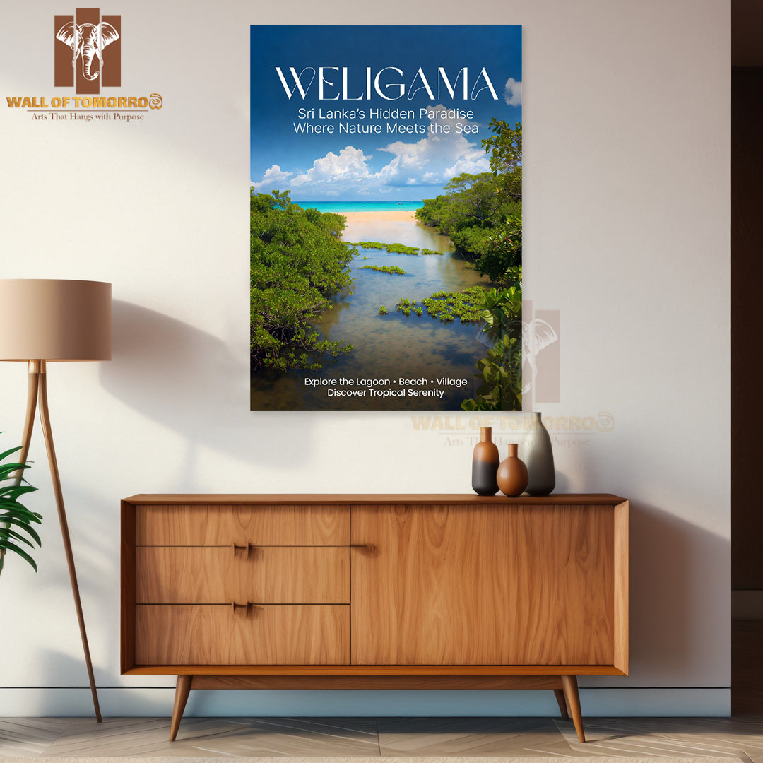 Weligama Sri Lanka Travel High Quality Unframed Poster Print & Waterproof Poster Print Wall Décor