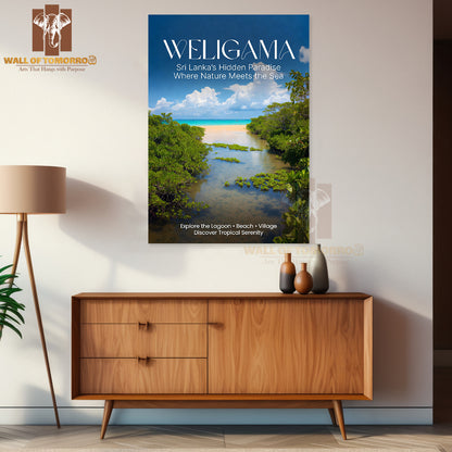 Weligama Sri Lanka Travel High Quality Unframed Poster Print & Waterproof Poster Print Wall Décor