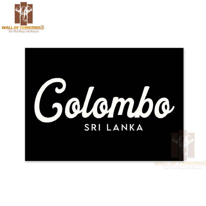 Colombo Sri Lanka Travel High Quality Unframed Poster Print & Laminated Poster Print Wall Décor