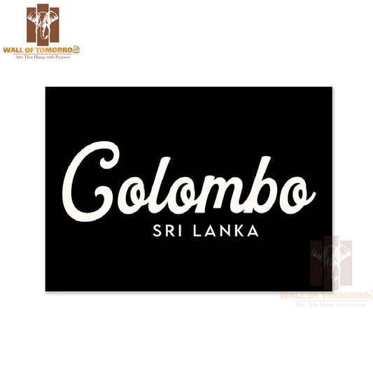 Colombo Sri Lanka Travel High Quality Unframed Poster Print & Laminated Poster Print Wall Décor