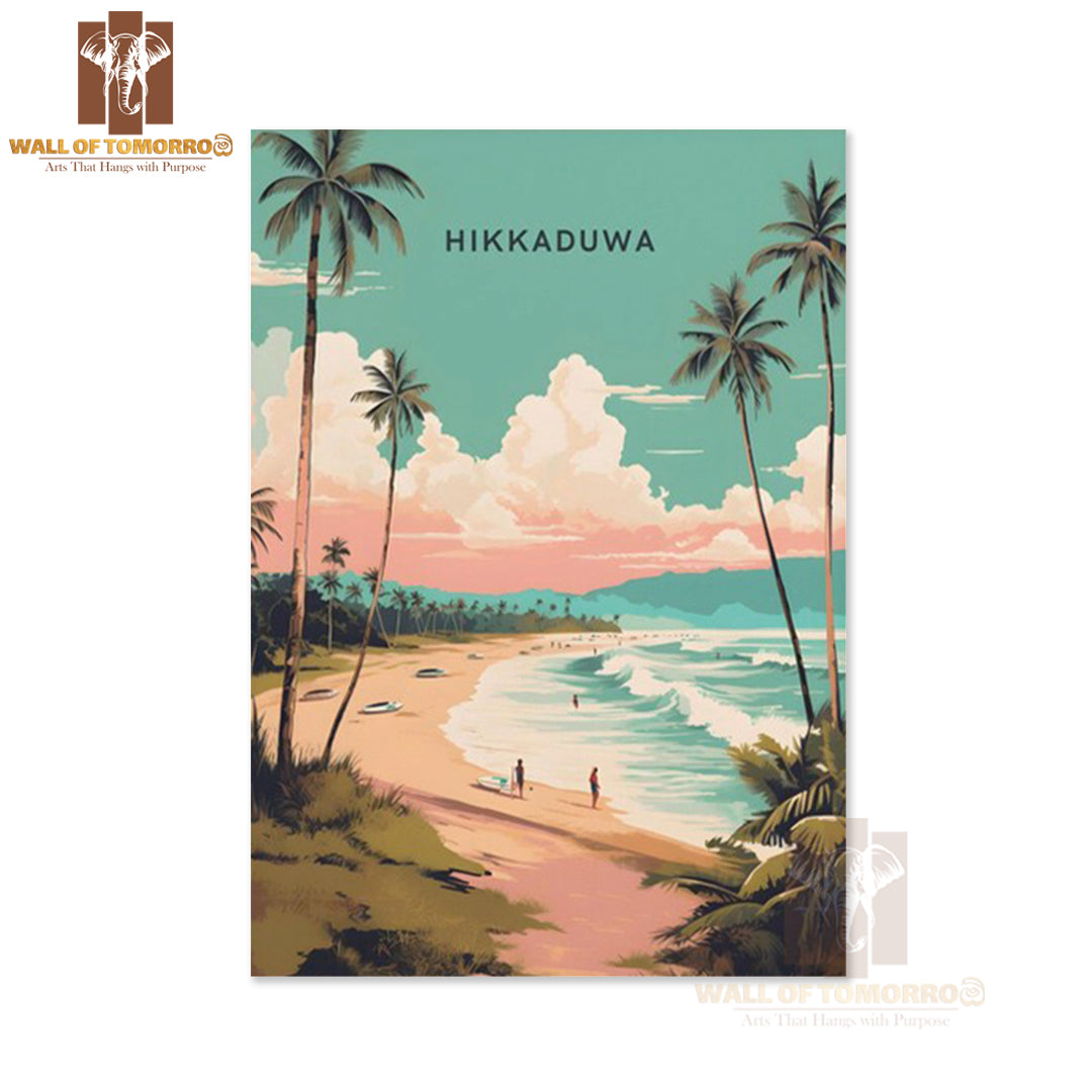 Hikkaduwa Sri Lanka Travel High Quality Unframed Poster Print & Waterproof Poster Print Wall Décor