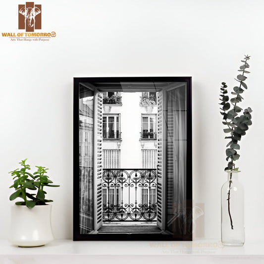 Open Window High Quality Glass Frame Wall Décor