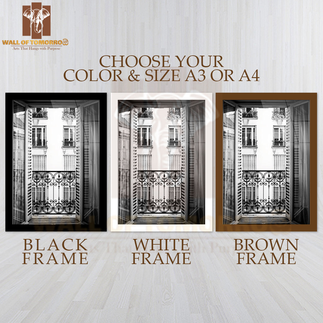 Open Window High Quality Glass Frame Wall Décor