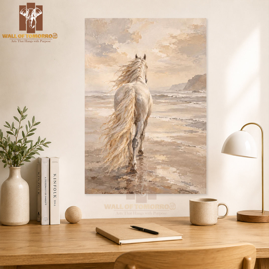 Horse Painting Animals High Quality Unframed Poster Print & Laminated Poster Print Wall Décor in Sri Lanka
