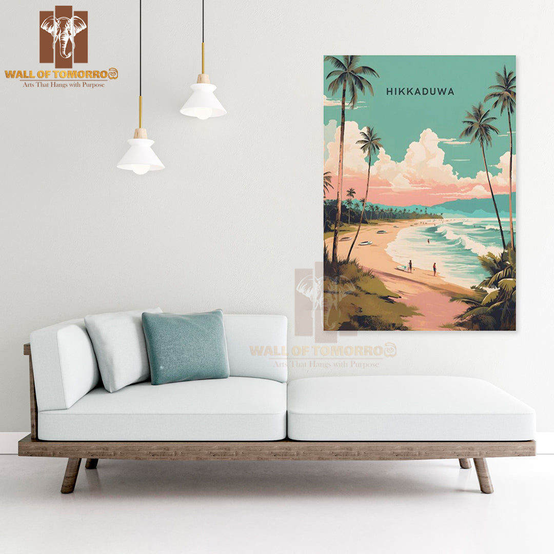 Hikkaduwa Sri Lanka Travel High Quality Unframed Poster Print & Waterproof Poster Print Wall Décor
