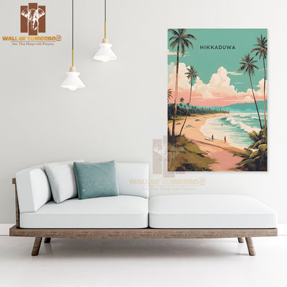 Hikkaduwa Sri Lanka Travel High Quality Unframed Poster Print & Waterproof Poster Print Wall Décor