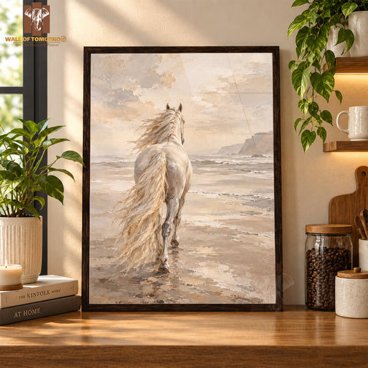 Horse Painting Animals High Quality Glass Frame Wall Décor in Sri Lanka