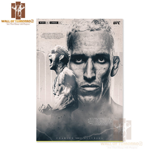 Charles Fighter Poses Sports High Quality Unframed Poster Print & Waterproof Poster Print Wall Décor