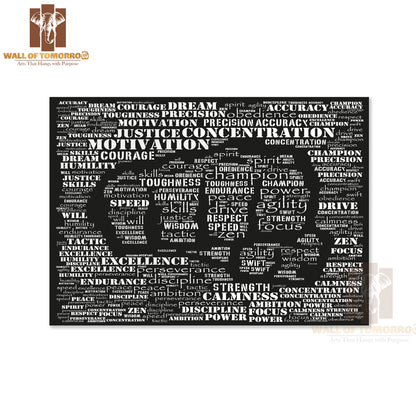 Essence Of a Fighter Quotes High Quality Unframed Poster Print & Waterproof Poster Print Wall Décor