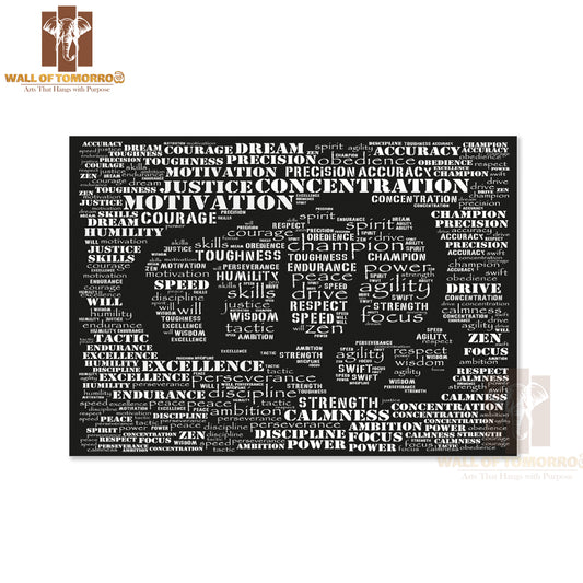 Essence Of a Fighter Quotes High Quality Unframed Poster Print & Waterproof Poster Print Wall Décor