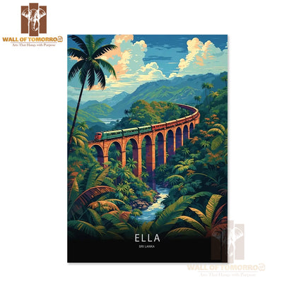 Ella Sri Lanka Travel High Quality Unframed Poster Print & Waterproof Poster Print Wall Décor