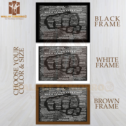 Essence Of a Fighter Quotes High Quality Unframed Poster Print & Waterproof Poster Print Wall Décor