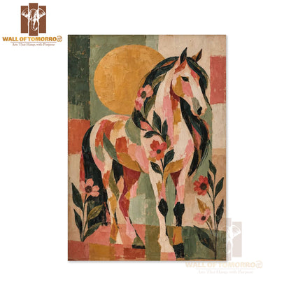 Horse Painting Animals High Quality Unframed Poster Print & Laminated Poster Print Wall Décor in Sri Lanka