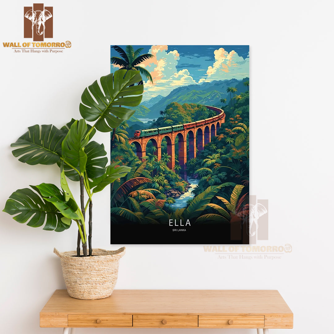 Ella Sri Lanka Travel High Quality Unframed Poster Print & Waterproof Poster Print Wall Décor