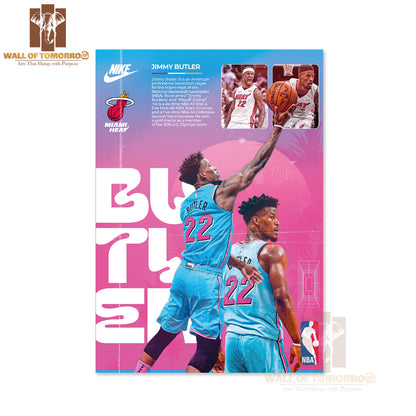 Famous Basketball Team Player Miami in Action Sports High Quality Unframed Poster Print & Waterproof Poster Print Wall Décor