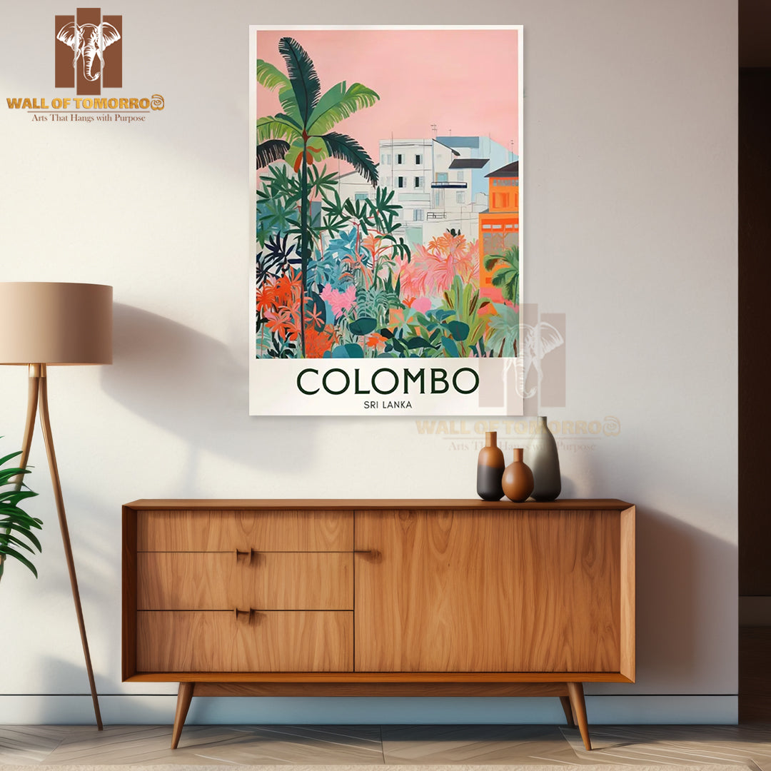 Colombo Travel Sri Lanka High Quality Unframed Poster Print & Waterproof Poster Print Wall Décor